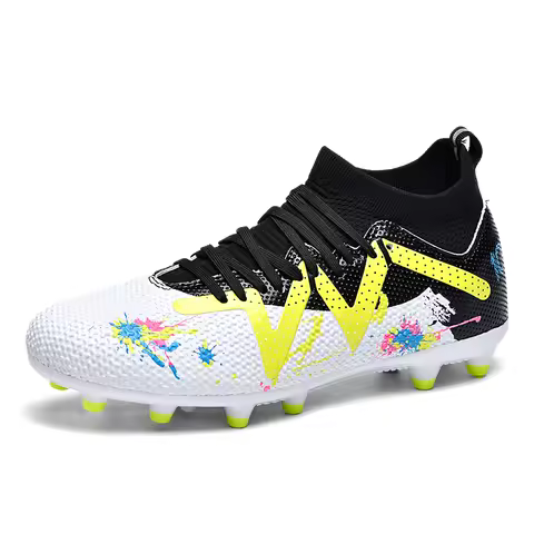 Professional Mens Soccer Shoes Women Football Boots Studded Society Turf Cleats Adults TF/FG Training High-Quality Sneakers