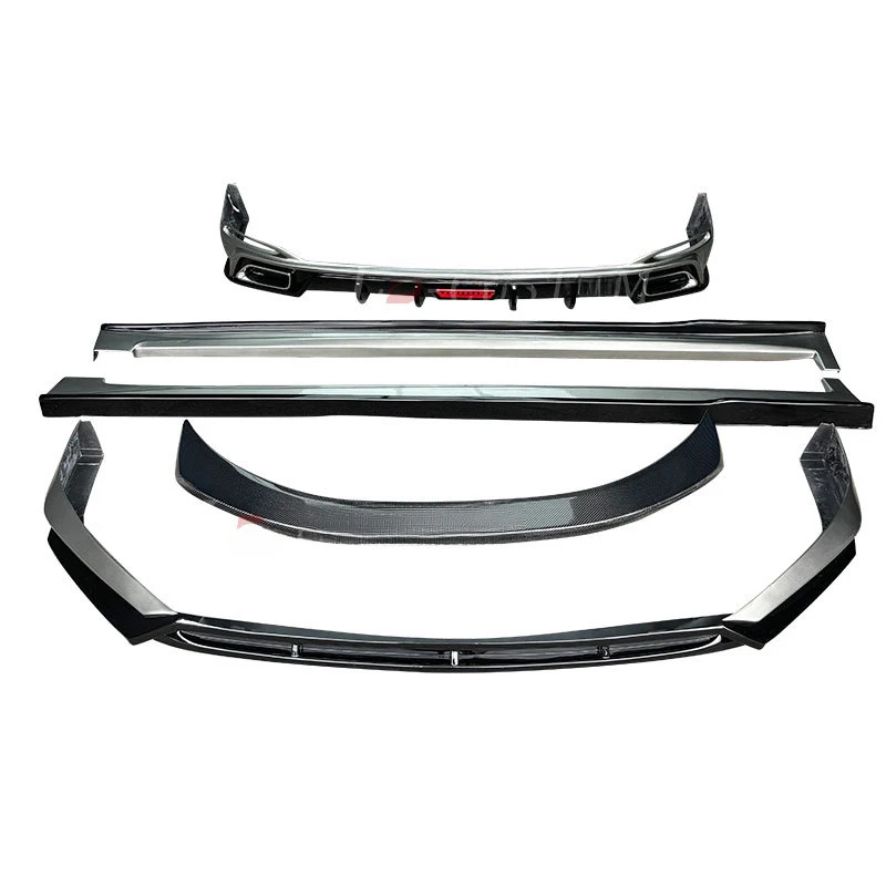 Suitable For 2018 Lexus ES200/260/300 Modified Body Kits, Including Front , Lip, Side Skirts, And Rear Spoiler