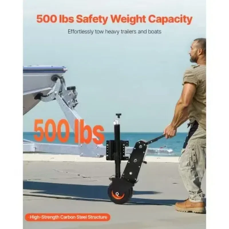 【Best-selling】500lbs Manual RV Yacht Trailer