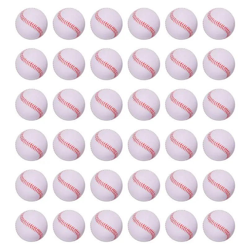 予算に優しい36個入り野球フォームソフトボール9インチ大人青少年トレーニングスポーツバッティングボールゲーム、ピッチング、キャッチング、トレーニング用