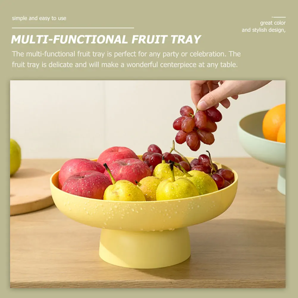 

Basket White Kitchen Countertop Display Stand Bowl Drain Tray Holder Snack Container Draining Bowl Decorative Fruit Holder High