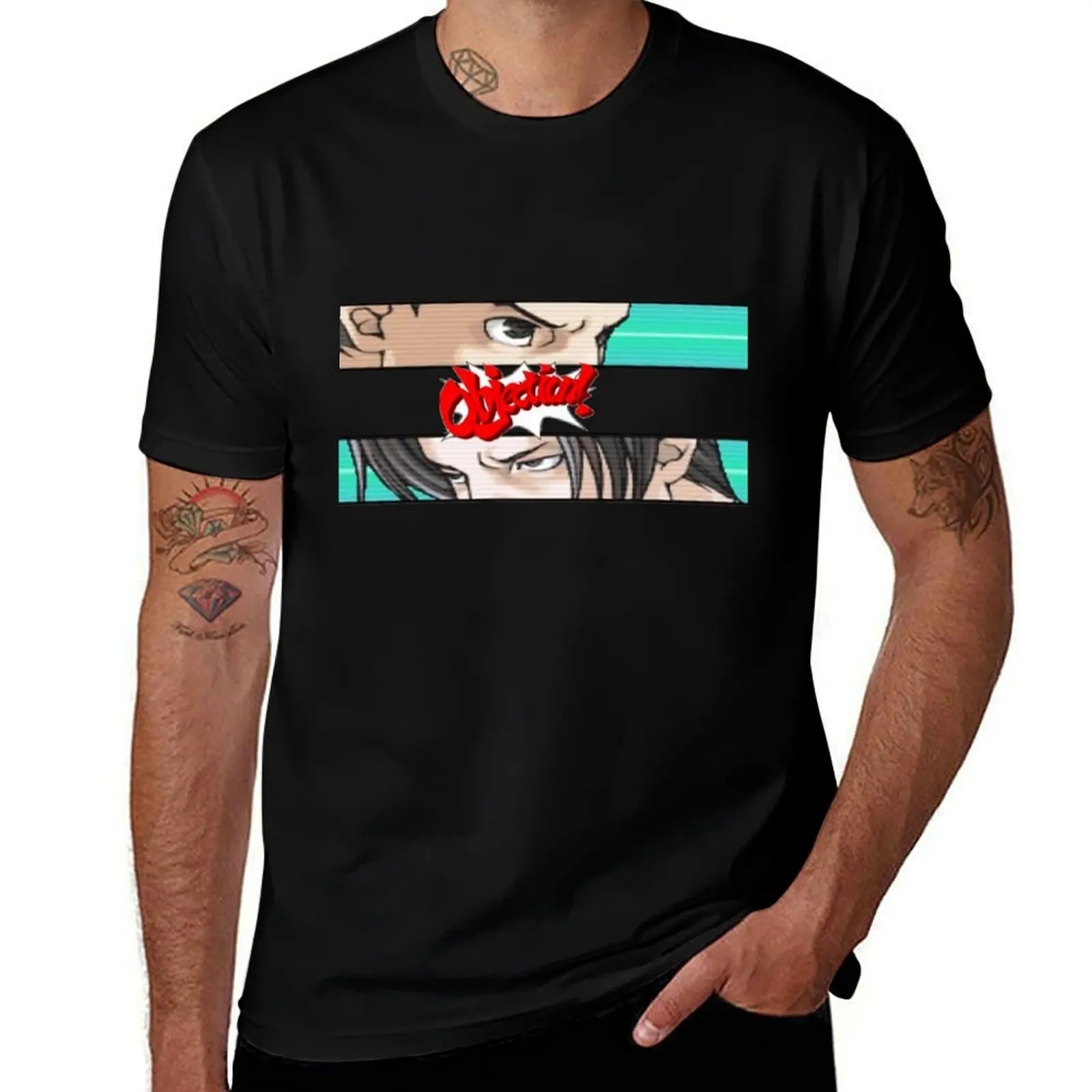 Phoenix Wright T-Shirt Large Size Breathable Tee T-Shirt