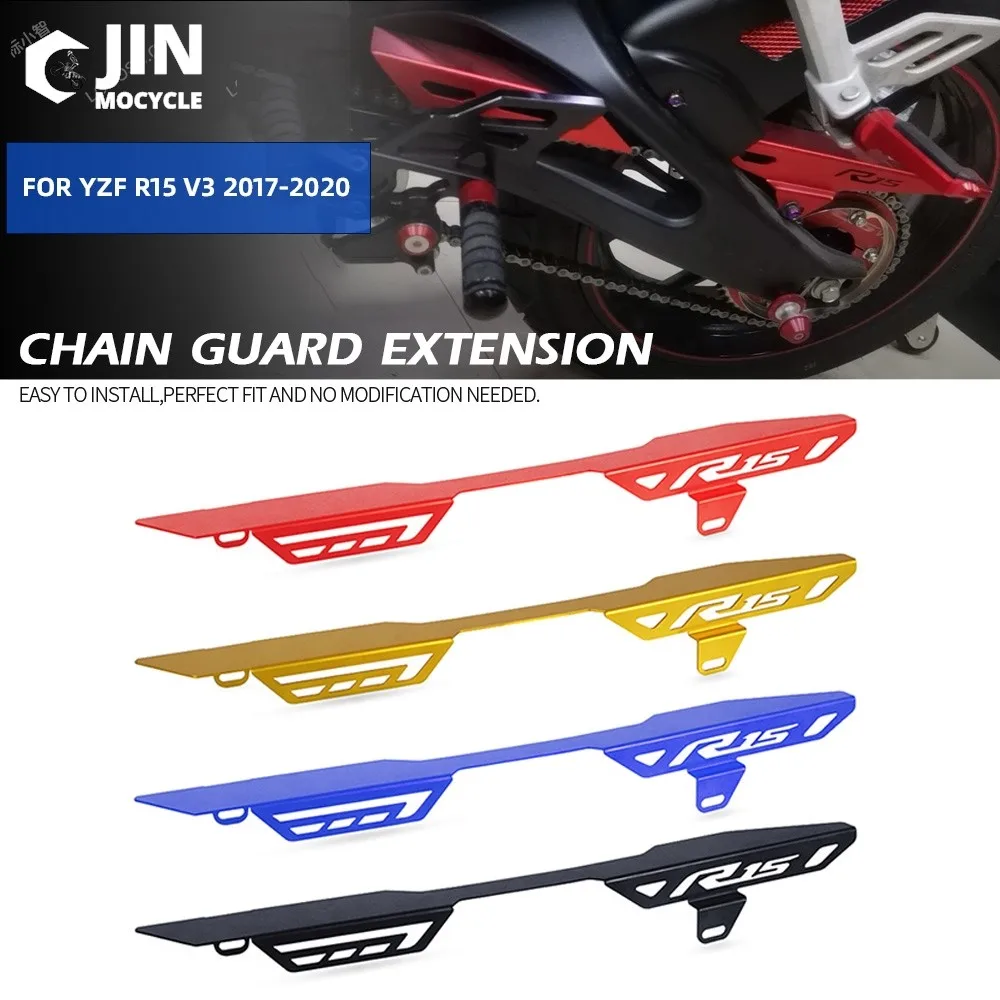 For Yamaha YZF R15 V3 R15V3 YZF-R15 V3 2017 2018 2019 2020 Motorcycle Accessories Extension Chain Guard Chain Cover Protection