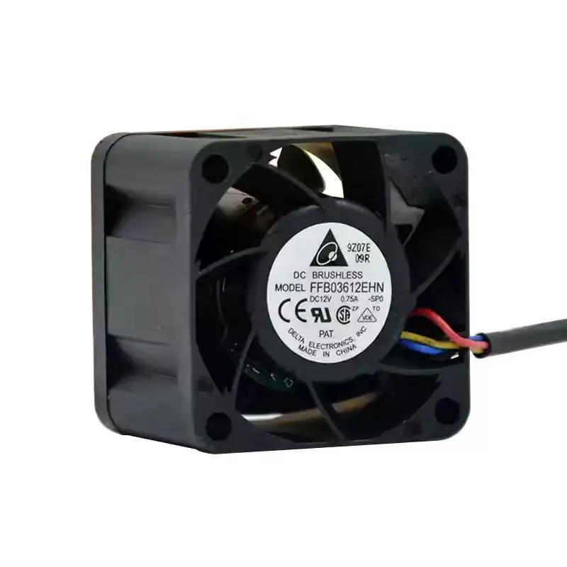 Original Delta For FB03612EHN 12V 0.75A 3628 36mm Dual Ball Bearing High Speed DC Brushless Server Switch Cooling Fan Cooler