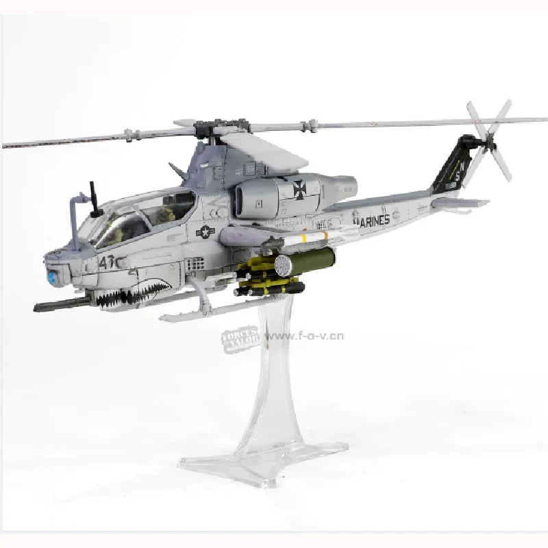 1/72 Scale U.S Helicopters AH-1Z Viper Fighter Diecasts Collectible Aircraft Model Metal Miniatures Christmas Gift Toys For Boys