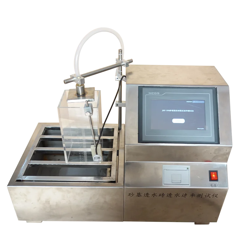 Sand base permeable brick permeability rate test JGT376-2012 test device testing machine water permeability fully automatic