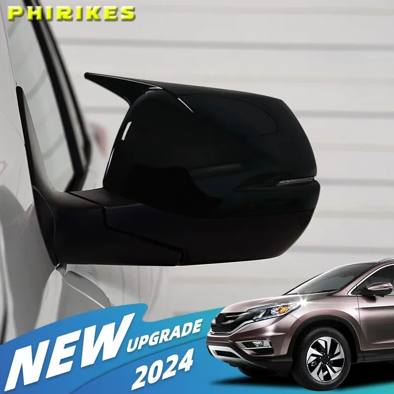 

Накладки на боковые зеркала заднего вида в стиле карбон (ABS) для Honda CR-V 2017-2020, форма «гудок»