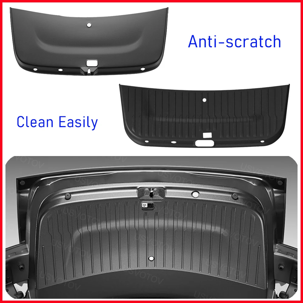 For 2025-2027 Tesla Model YL Model Y Premium Juniper Trunk Mats Anti-scratch Trunk Tailgate Protection Pads Interior Accessories