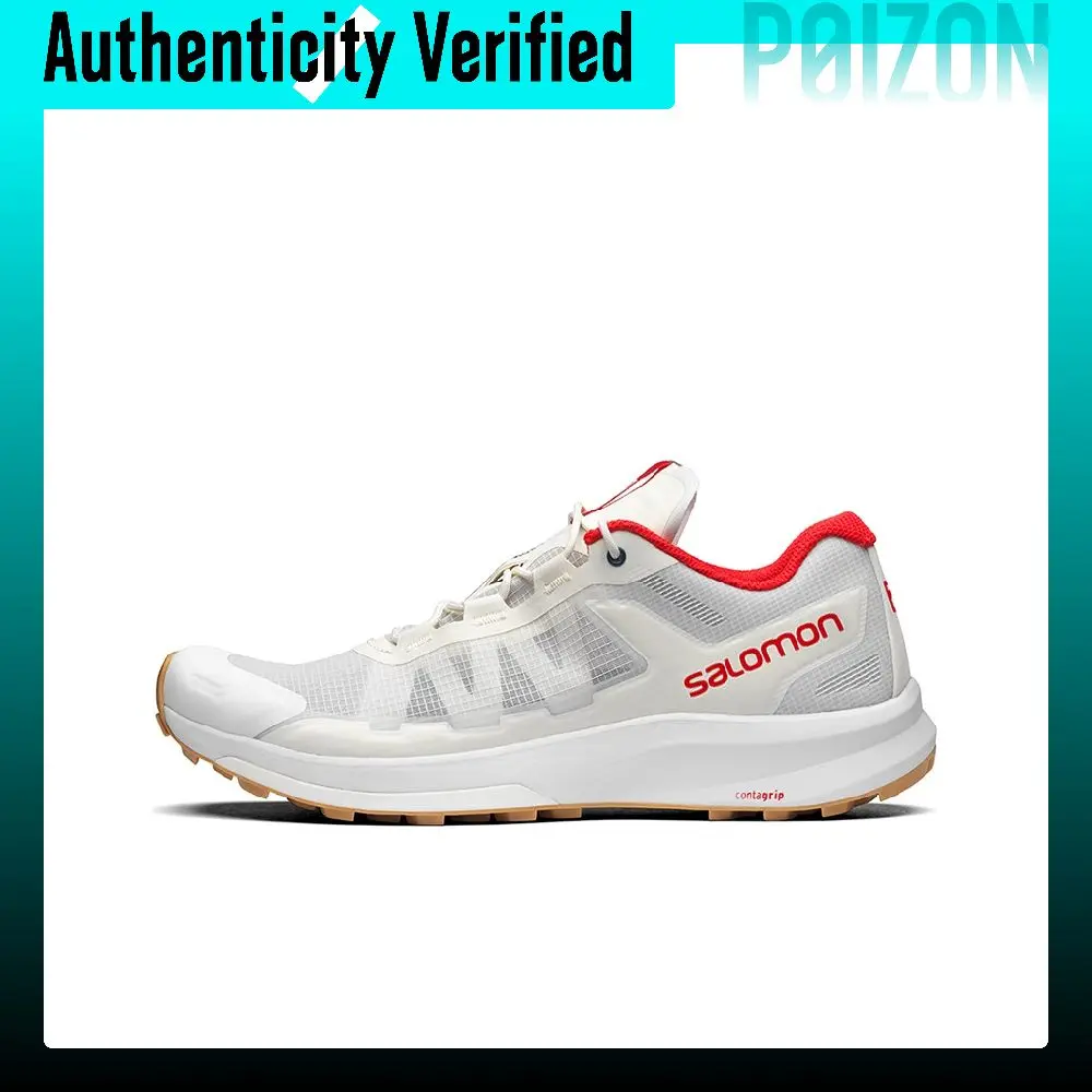 SALOMON Ultra Raid Mountaineering & Hiking Shoes Unisex Low Top Beige Red L41716700