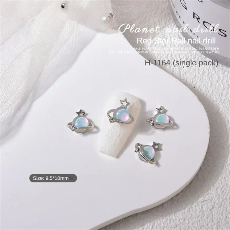 Diamantes de imitación para decoración de uñas, accesorios de Metal para manicura, Sinfonía 3d, aleación duradera, elegante