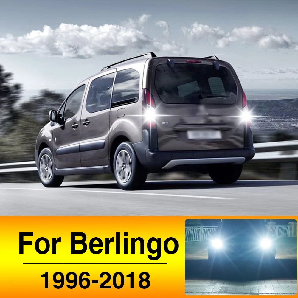 2pcs LED Reverse Light Backup Back up Lamp For Citroen Berlingo Accessories 1996-2018 2010 2011 2012 2013 2014 2015 2016 2017