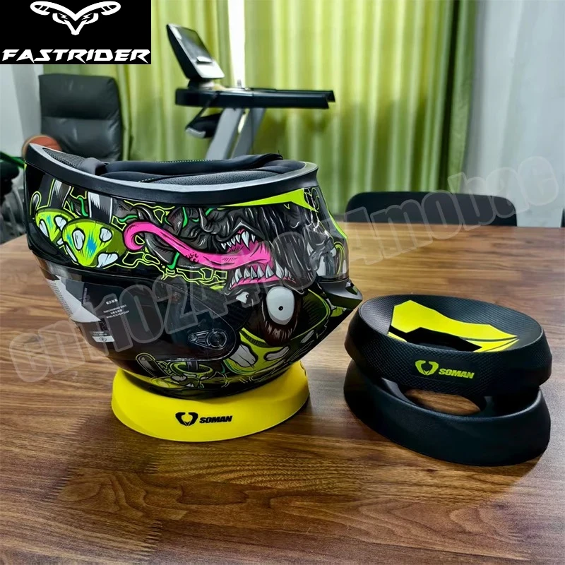 

SOMAN Helmet Support Pad Portable Motorcycle Helmets Stand Donut Ring Scratch-resistant Anti-skid Anti-scratch Moto Accessories