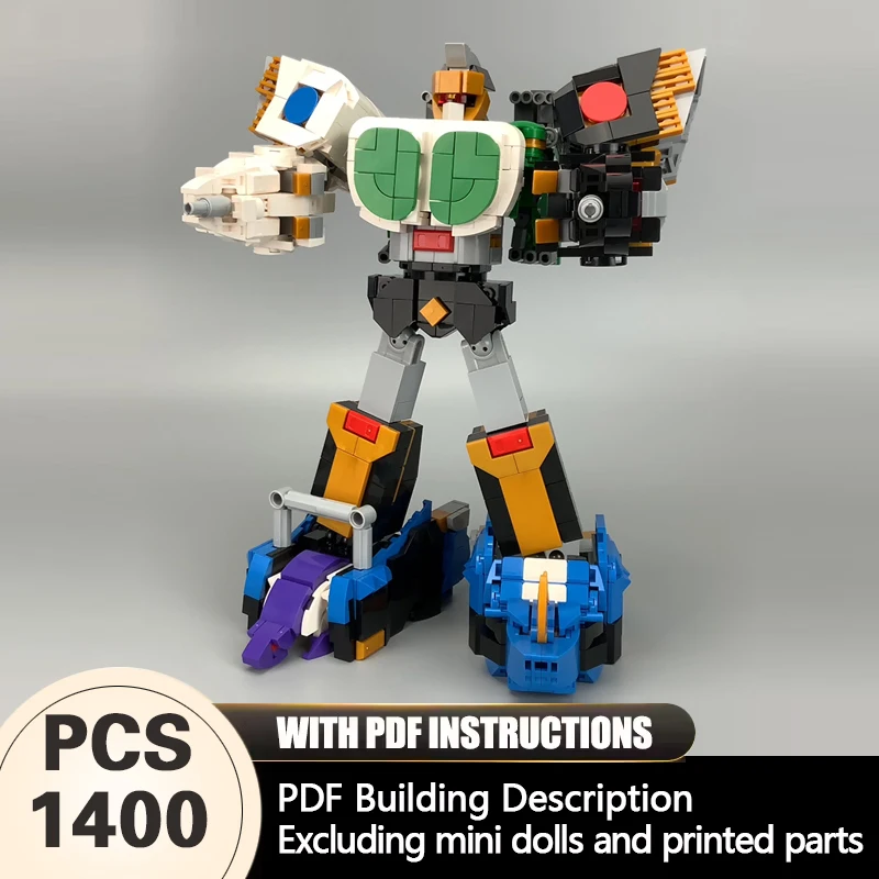 Creative Series Model MOC Building Bricks Multi-Part Combined Mecha Modular Technology Gifts Holiday Assemble Toys Suit Display