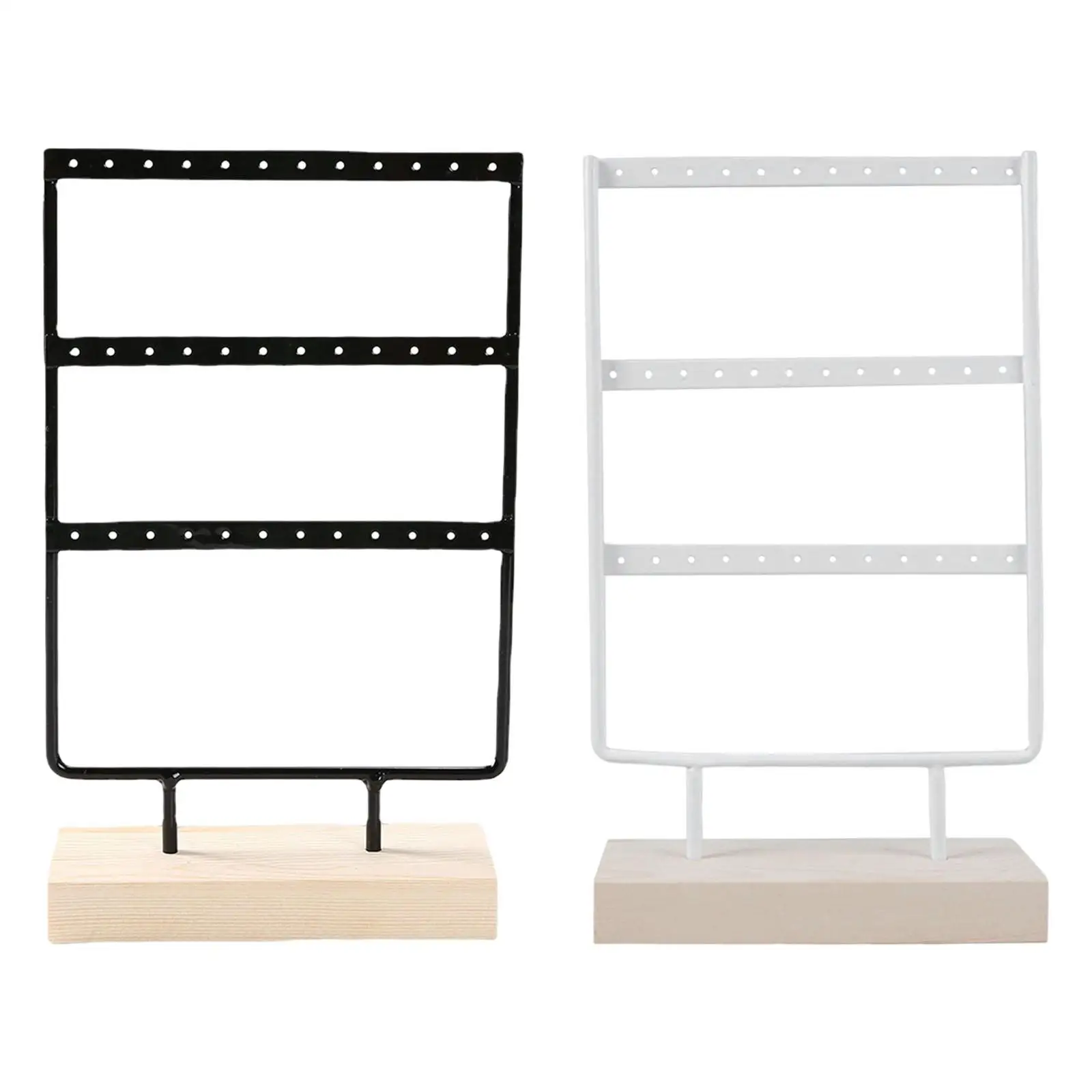 

Tabletop Earring Storage Display Rack ,3 Tier Premium Material for Storing Dangle Earrings Stud ,26x15x5.5cm Durable Modern