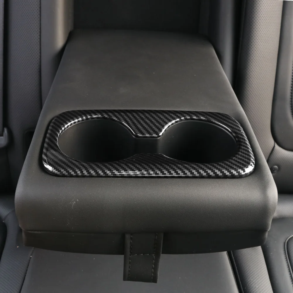 For Hyundai Tucson NX4 2022 2023 2024 2025 2026 ABS Seat Rear Cup Holder Protector Trim Frame Premium Interior Auto Accessories view 3