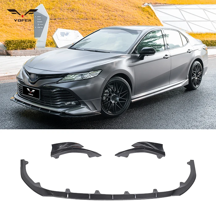 car Front Bumpers lip diffuser side corner deluxe parts Front lip universal For camry2018+