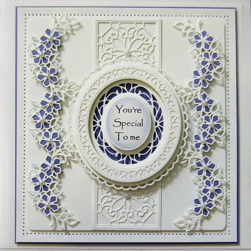 Flowers Leaves Dies Scrapbooking Metal Cutting Dies for DIY Paper Cards Making Photo Album Decorative Craft Dies Cut