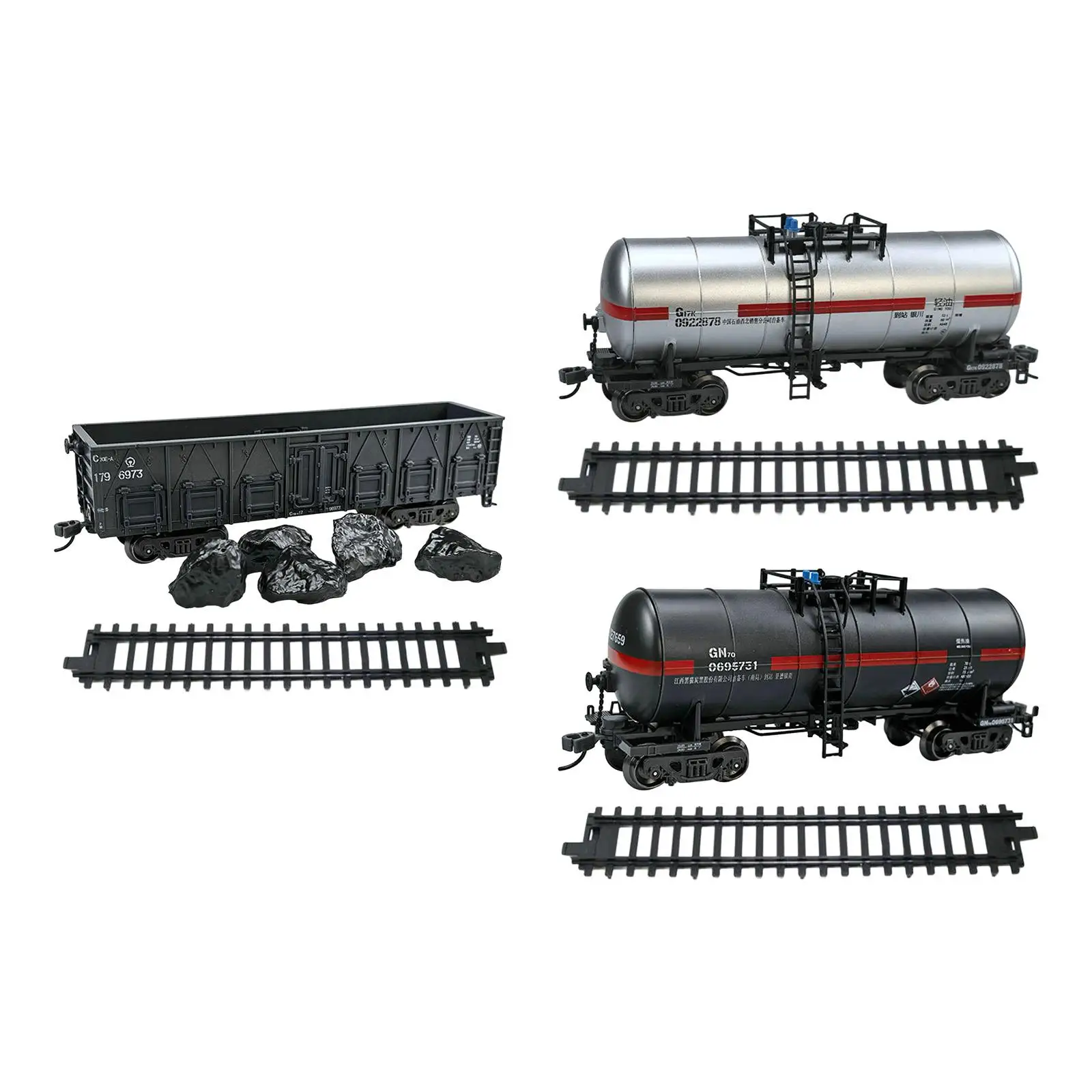 

1:75 Train Accessories Model Railway Train Set Souvenir Display Collection Handmade Miniature Carriage for Birthday Children