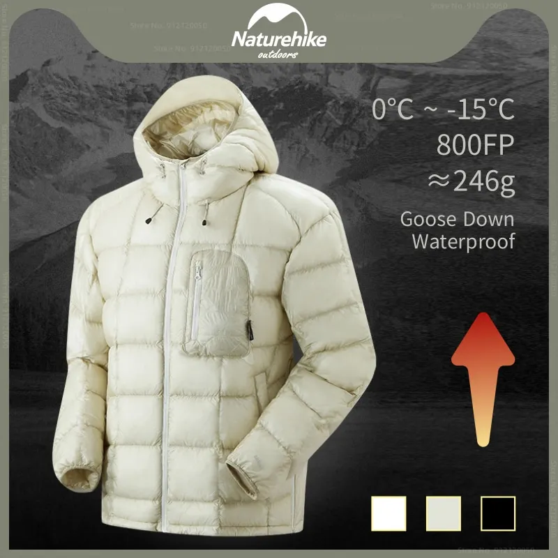 

Naturehike Ultralight Waterproof Goose Down Jacket Professional Sport Down Jacket Winter Outdoor Camping Hiking Warm Coat