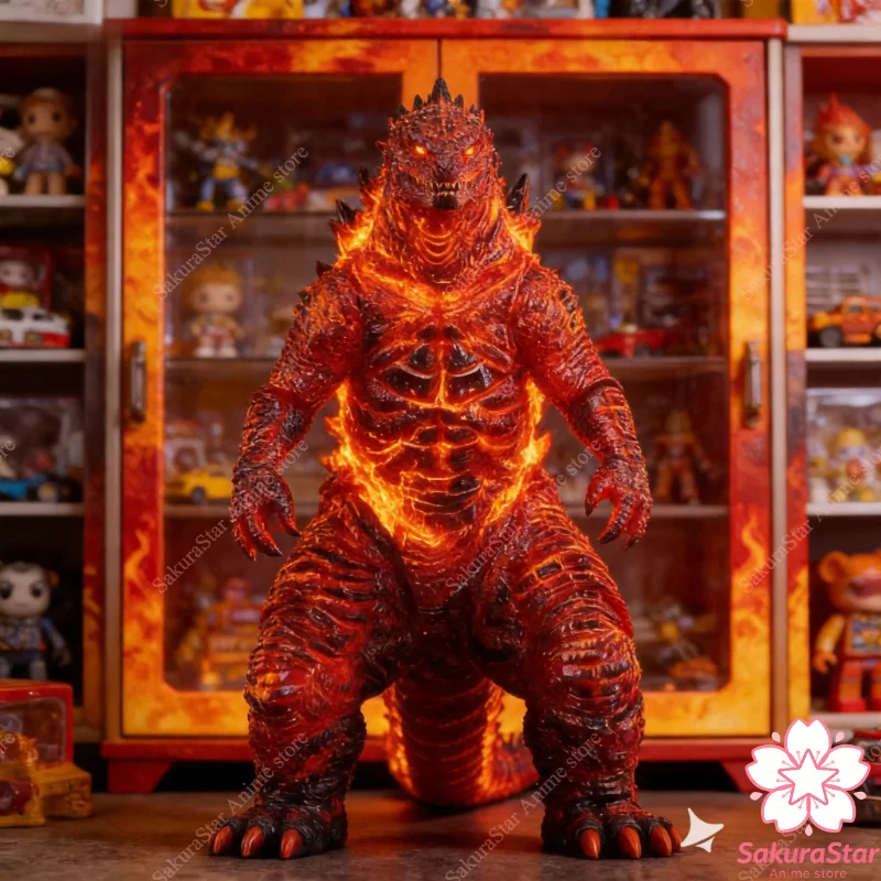 

В наличии: Коллекционная подвижная фигурка монстра HIYA 7 дюймов, версия Burning Godzilla Battle, Годзилла — Король монстров.