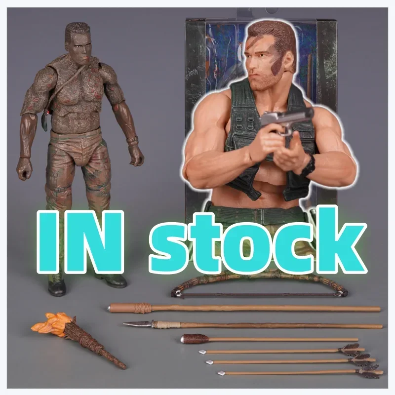 

Новая горячая новинка: Фигурка Neca Predator Jungle Extraction Dutch (Шварценеггер), статуэтка, модель, украшение для рабочего стола, игрушка, подарок