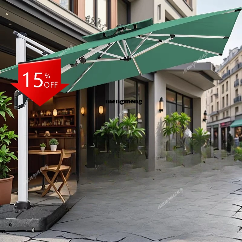 

Уличный коммерческий зонт для двора, сада, кафе, магазина, больших площадей, высококачественный зонт для отелей, римский зонт.