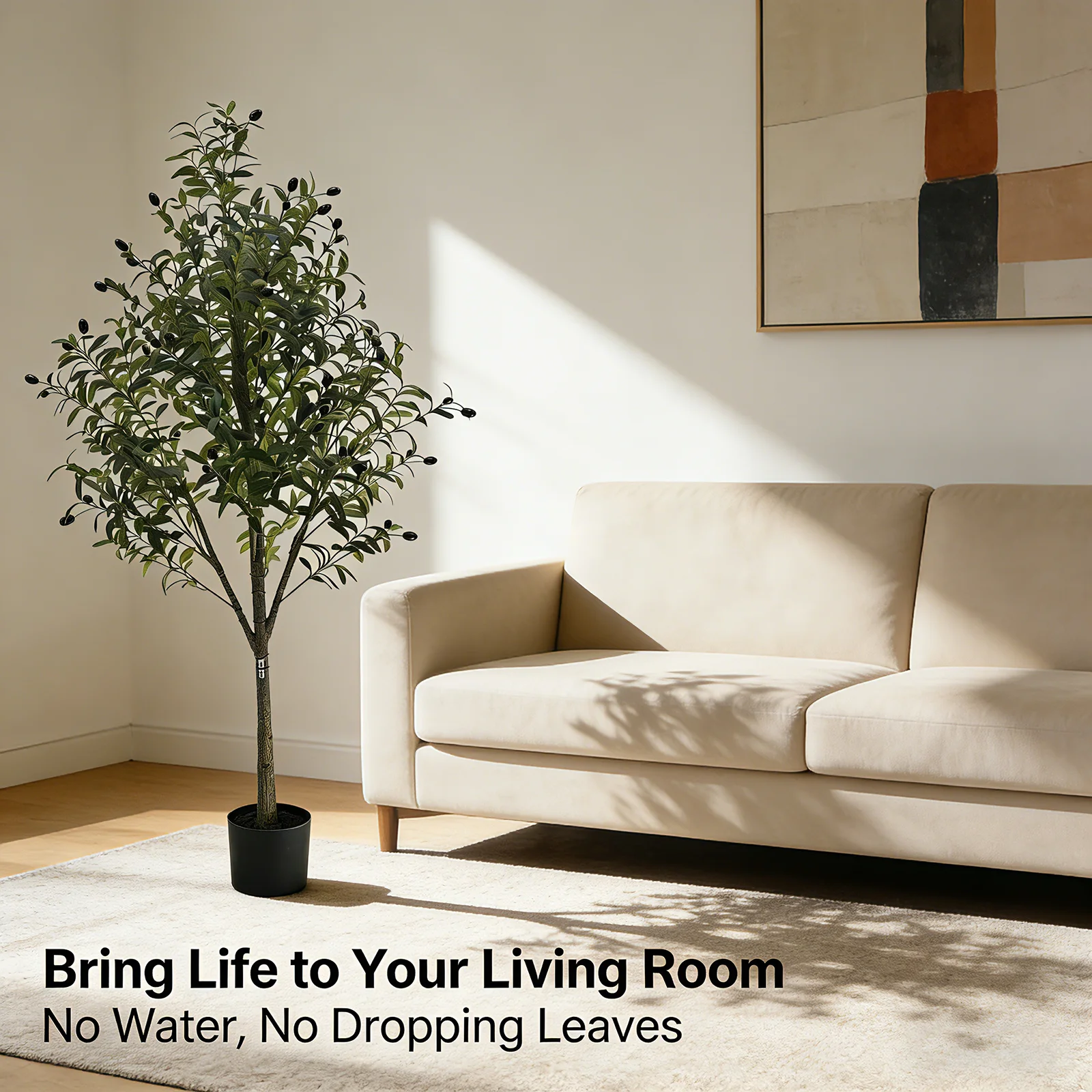 شجرة زيتون صناعية بطول 110/150 - مراجعة Ficus Lyrata Tree وسعره