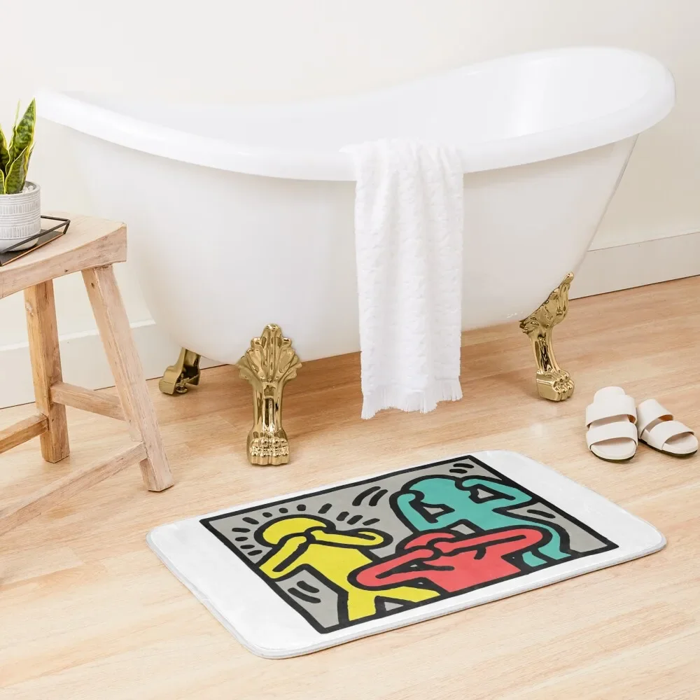 Olhos fechados, mas podem dançar tapete de banho tapete de banheiro porta frontal tapete de cozinha