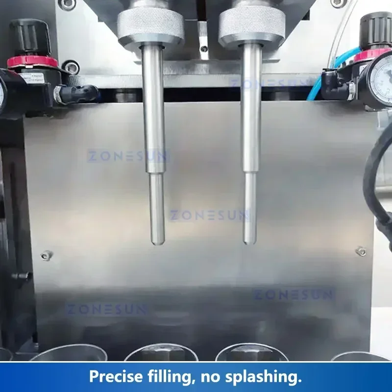 ZONESUN Automatic Plastics Aluminium Tube filler and Sealer Machine Toothpaste Cosmetic Cream Lotion Packaging ZS-FS160
