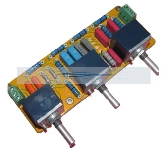 Continuously Adjustable Treble Midrange Bass Attenuated Tone Board ALPS Blue Shell 500K Potentiometer Assembly LG175