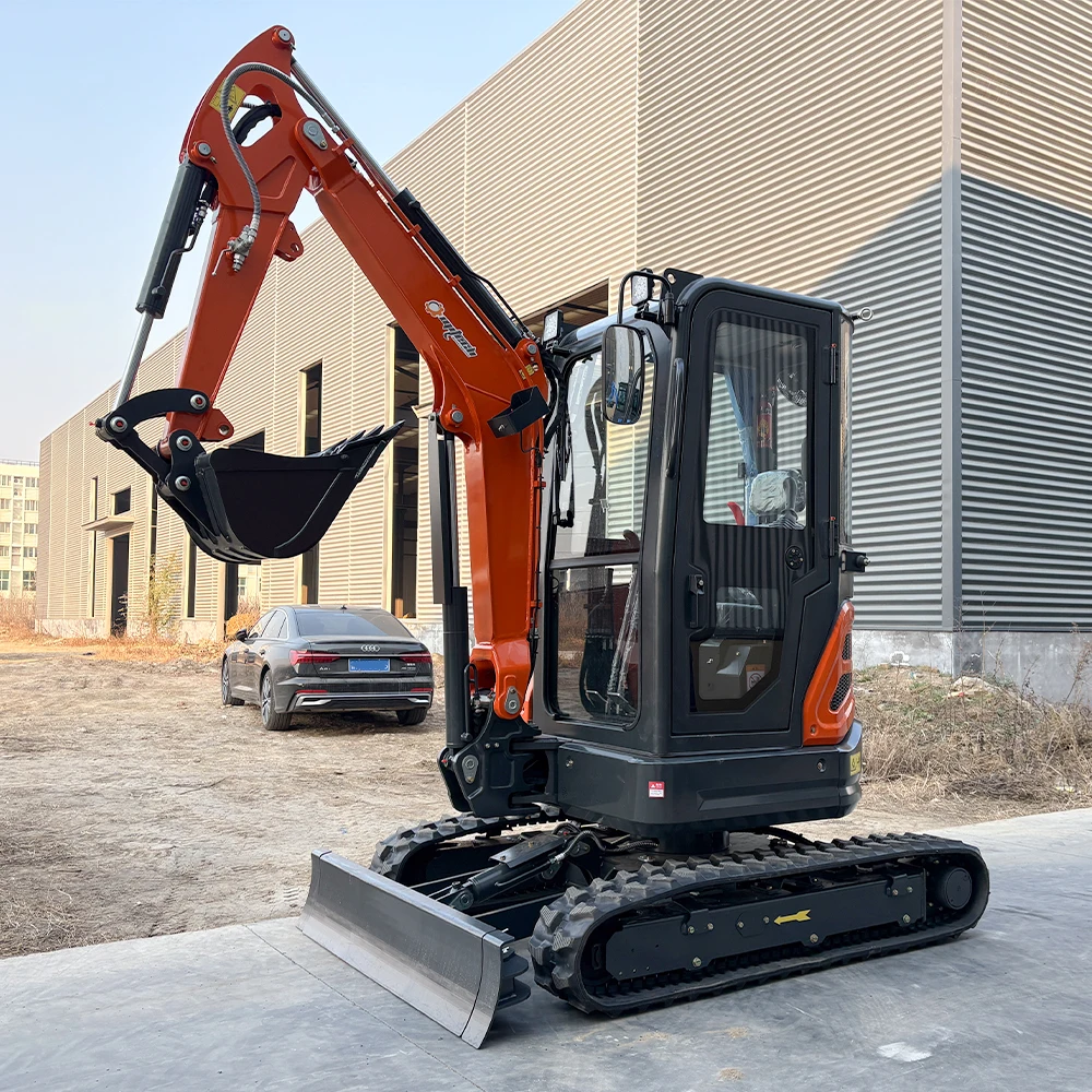Customizable Multifunction 25 Ton Mini Excavator Kubota EPA Certified Diesel Engine Farm Trenching