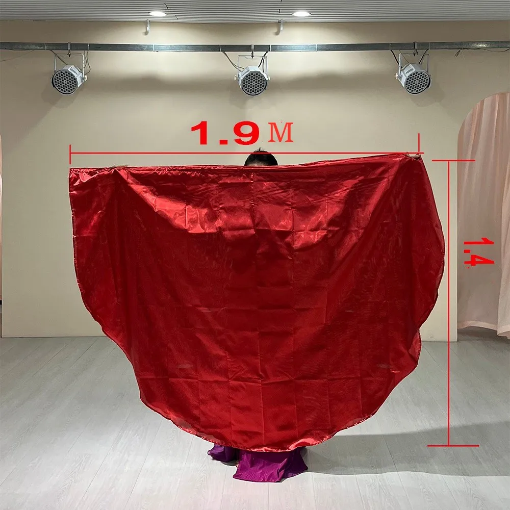 

2pcs Angel Wing Flags Golden Semi Circle Evangelical Costume Accessory Banner Metallic Praise Flag with Rod Church Dance Adults