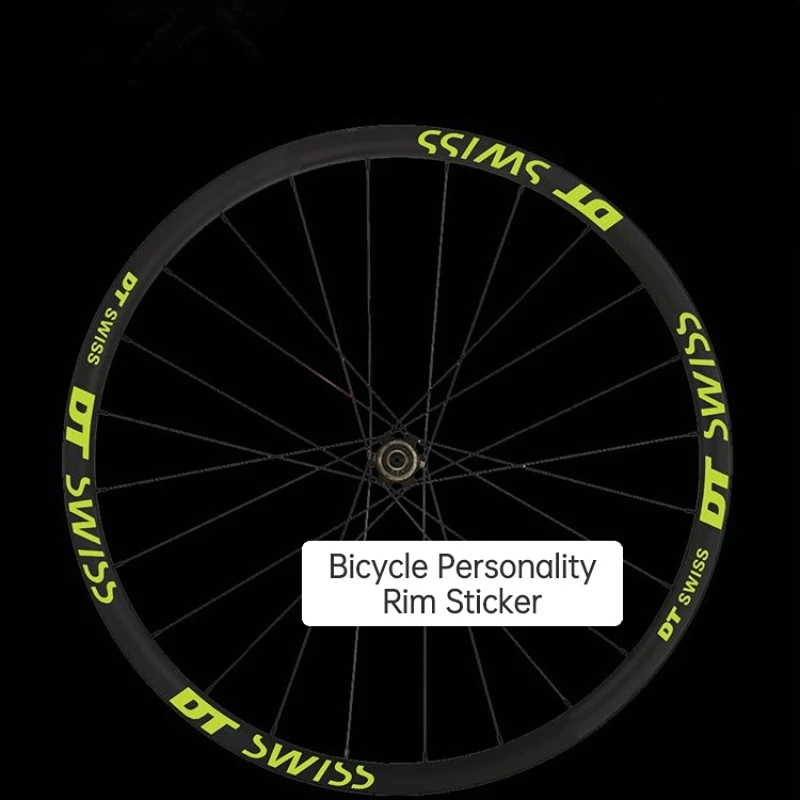 DT MTB wheel sticker Road Bike Rim Decals width 20mm Reflective Cycling Stickers 20\