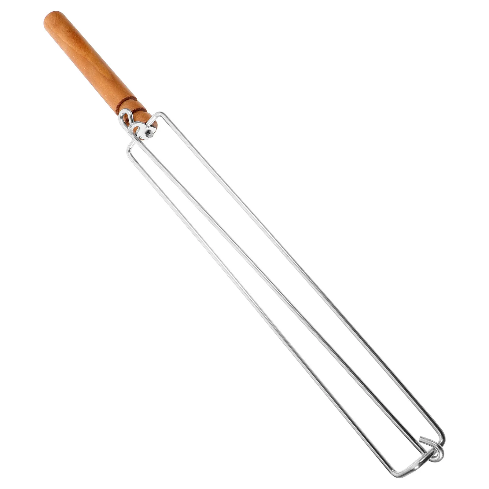 

Stainless Steel Chicken Fork for Grilling Bbq Camping Outdoor Barbecue Legs Rack Tool with Wide Mouth Clip Non-Slip