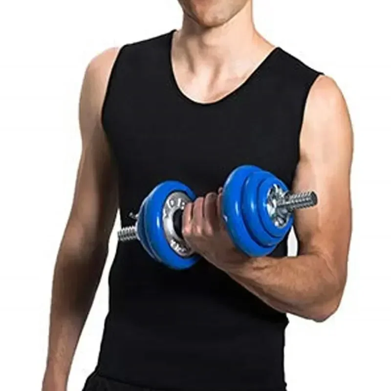 Мужской формирователь тела для похудения, моделирующий жилет, пояс для живота, мужское уменьшающее корректирующее белье, сжигание жира, потеря веса, тренажер для талии, пот-корсет