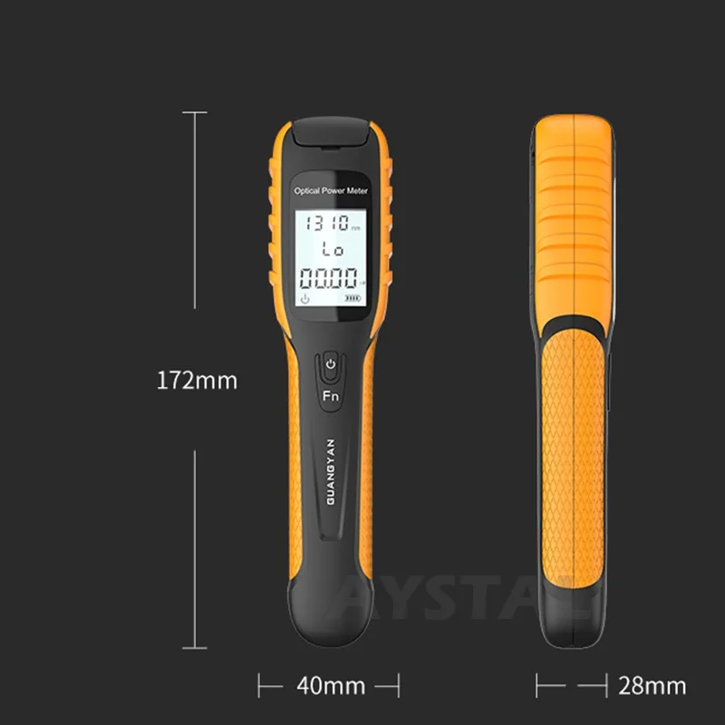 Pengukur daya optik MINI, 5G Meter kabel sumber cahaya serat optik Tester peralatan optik 70 ~ + 6/-70 ~ + 10/-50 ~ + 26 pengisian daya USB