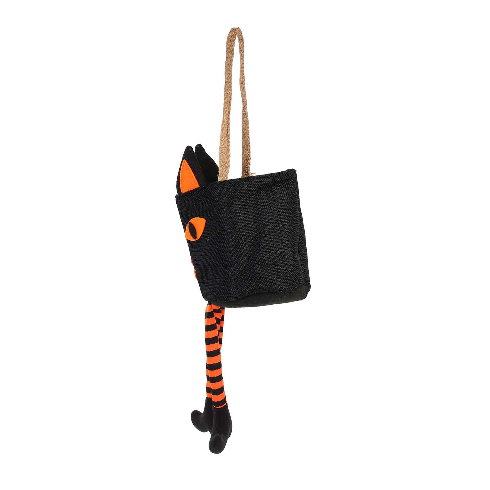

Long Legged Cat Candy Bag Halloween Container Sweets Bags Buckets Cloth Kids Treat Party Supplies Storage Pouch Trick Or Treat