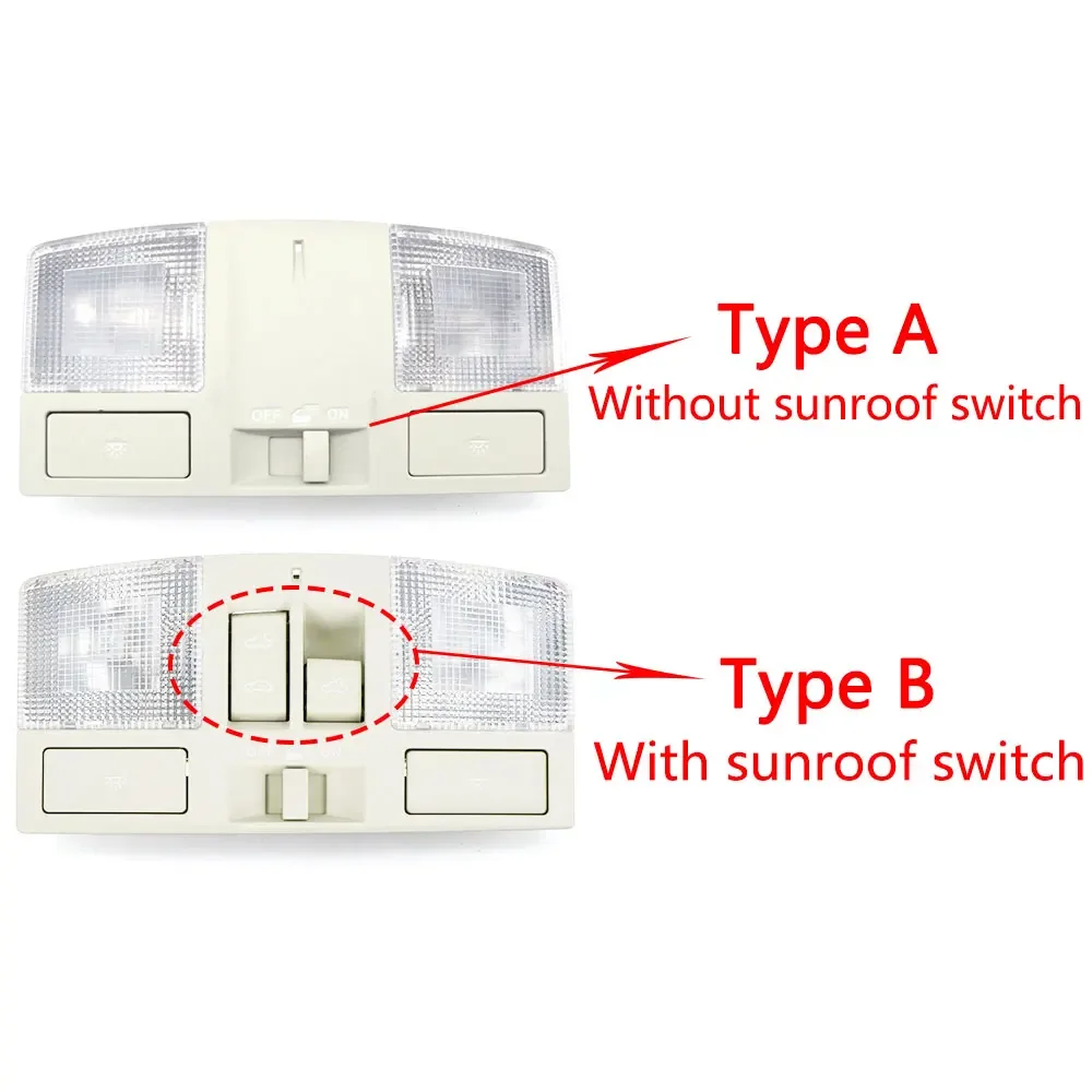 Car Interior Overhead Console Roof Map Lamp Reading Down Light Glasses Case Sunroof Switch For Mazda 3 BL 2009-2013