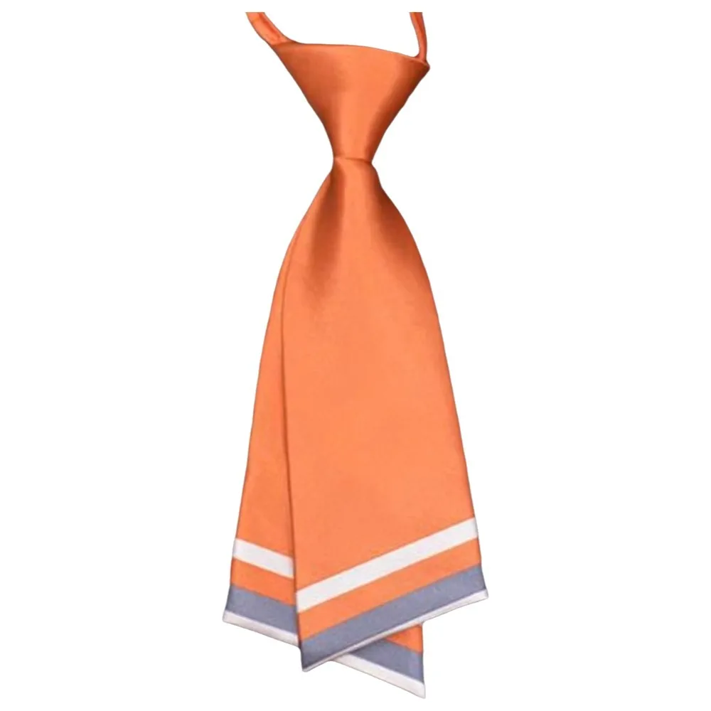Simple Stripe Small Necktie Suit Gravatas Double-layer Children Tie Neck Tie Business Ties School Uniform Tie Blaze Accessories