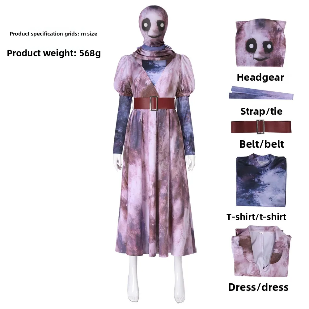 

Game Dawn Kill Silent Hill Nurse Uniform Cos Halloween Horror NPC Character Nurse Blood Stained Dress