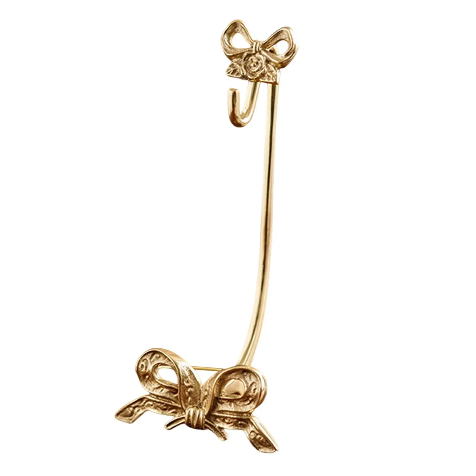 Brass Tea Cup And Saucer Display Stand, Coffee Cup Organizer, Loop, Hook for, Classic Tea Easel, for Home,