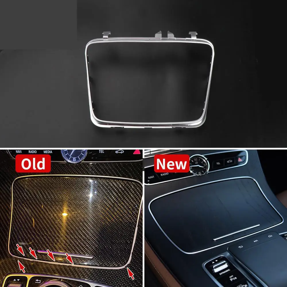 

​Car Center Console Water Cup Holder Strip Plating Frame Trim For Mercedes Benz E Class W213 W238 CLS W257 2016-2023 2136830500