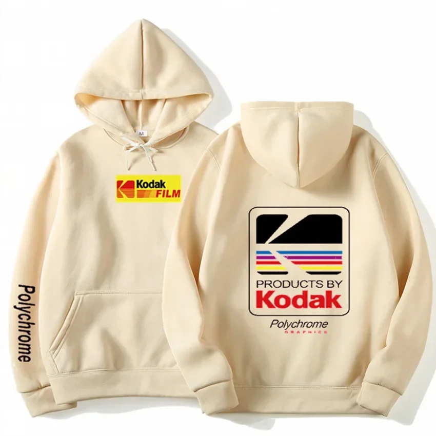 2024 Polychrome Kodak Hoodie Sweatshirt Print pullover hoodie for men and women sweatshirt  hoodies  promo  streetwear