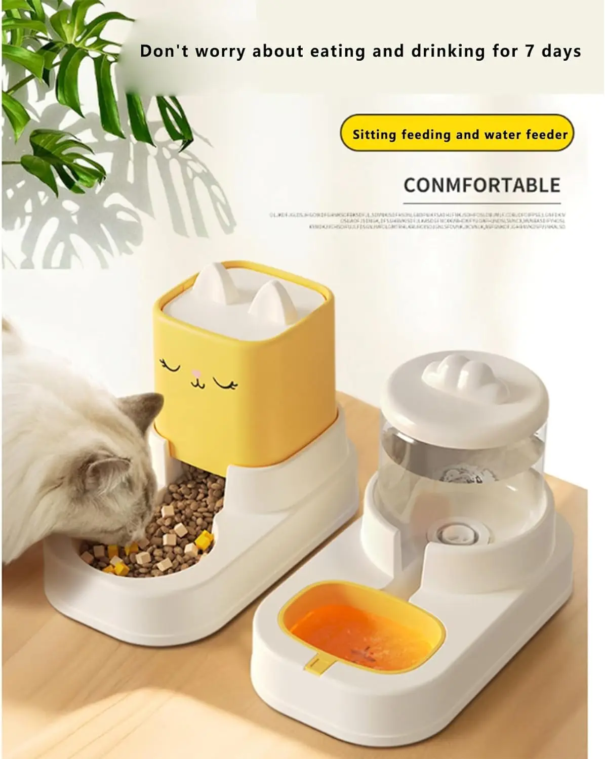 Pet Water/Food Feeder Water Dispenser Automatic Dispenser Pet Cage Water Feeder