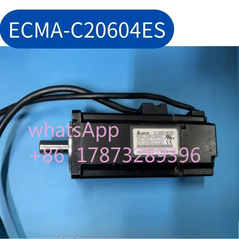 ECMA-C20604ES Delta servo motor 400W de segunda mão Teste OK