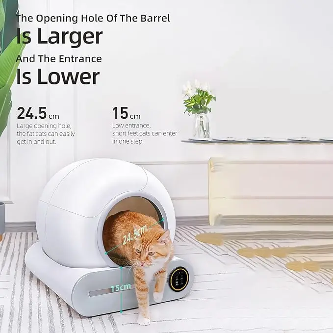 Hot Sale Intelligent Cat Litter Automatic Self-Cleaning Sandbox Easy Clean for Scoop Free Smart Cat Litter Box