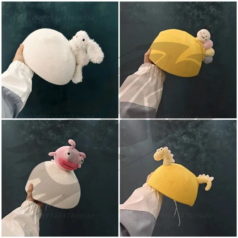 Fashion Ski Helmet Hat Cover Decorative Cute Cartoon Hat Cover Head Helmet Cover Children's Men's and Women's Couples Ski Mask