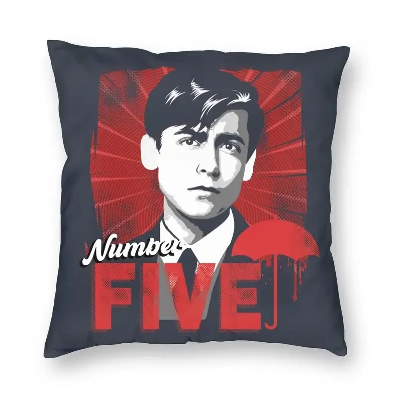 The Umbrella Academy Pillow Covers for Sofa Home Decor Number Five Comics Style TV Show Nordic Cushion Cover Square Pillowcase