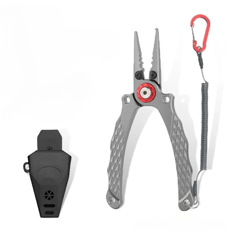 All-in-one Aluminum Alloy Lure Fishing Pliers - Line Cutter, Fishing Gear, Fish Controller, Fishing Accessories