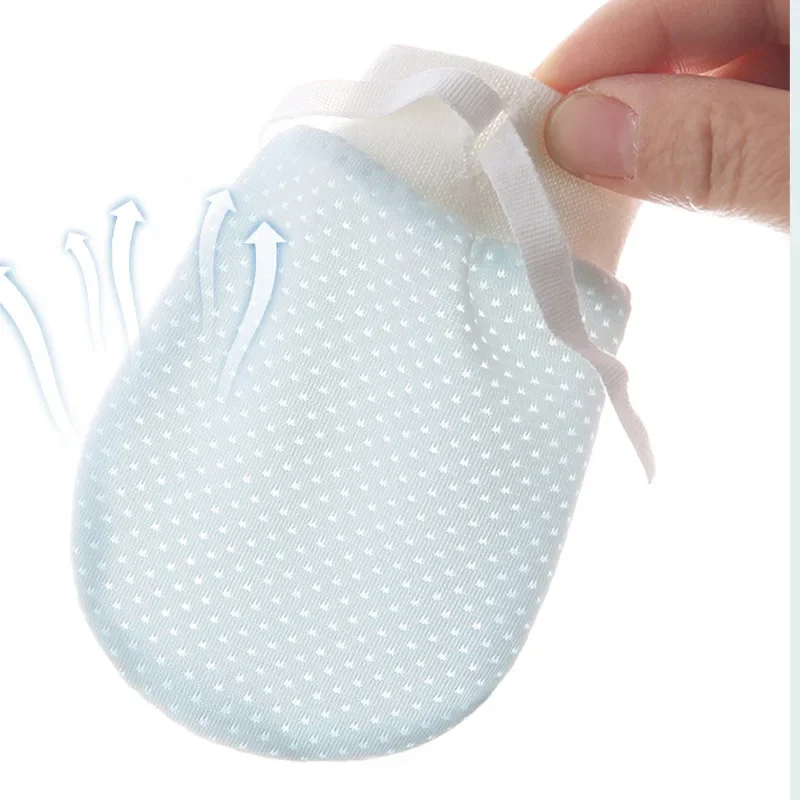 قفازات للأطفال الرضع مضادة للخدش، قفازات قطنية لحماية الوجه، قفازات لحديثي الولادة، إكسسوارات الأطفال حديثي الولادة #2